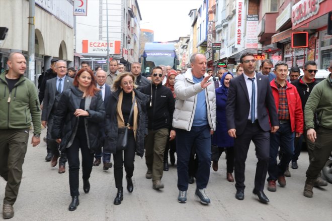 AĞRI Başkanı İnce, Genel Memleket ziyaret esnafı Partisi etti Ağrı