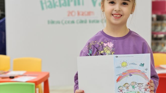 Çocuklar, CarrefourSA ve UNICEF'le haklarını öğrendi