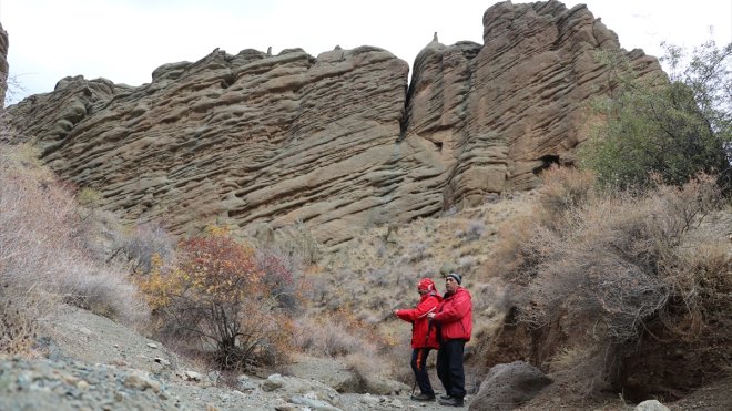Kağızman'daki Karagüney Kanyonu dağcıların yeni rotası oldu