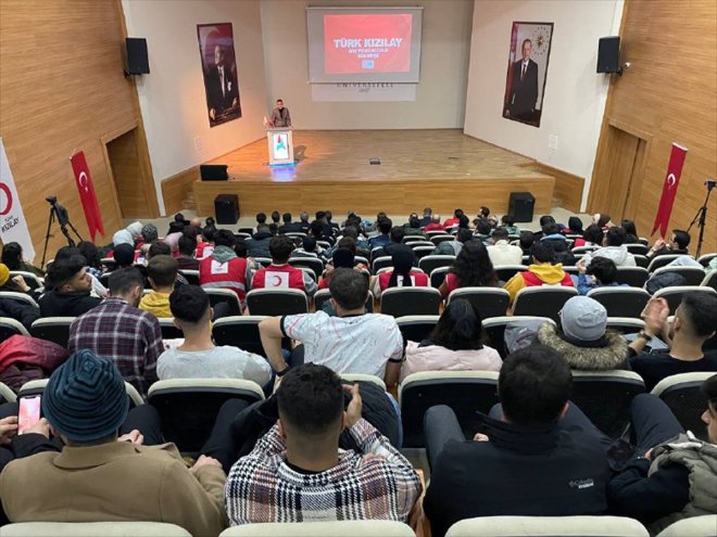 Konferansı - Afetler Kızılay AĞRI yapıldı ve 1