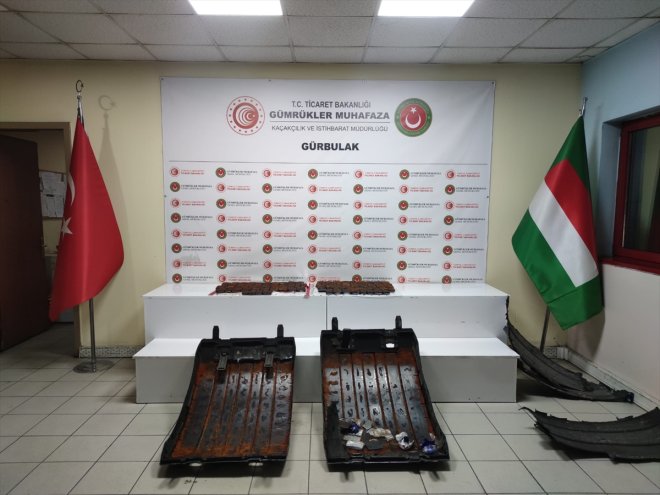 tutuklandı bulunan 17 gram Ağrı