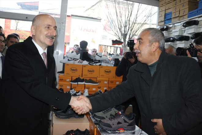 ve Karaismailoğlu, buluştu AĞRI Altyapı Ulaştırma - partililerle Bakanı Patnos