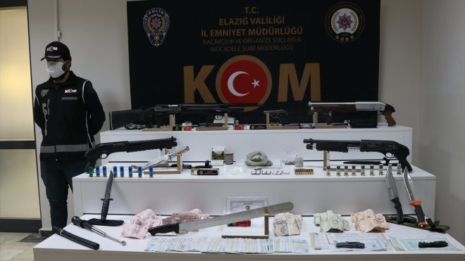 Elazığ ve Bingöl'de 'Silindir Operasyonu' kapsamında 22 zanlı yakalandı