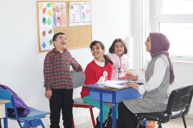 ERZURUM öğrendi engelli güçlüğü Konuşma Melek, ayda çeken okuma zihinsel 15 yazma - 3