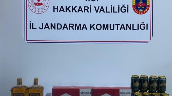 Hakkari'de gümrük kaçak sigara ve çeşitli malzemeler ele geçirildi