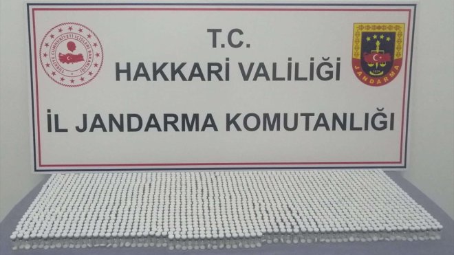 Hakkari'de kaçak 1690 botoks malzemesi ele geçirildi