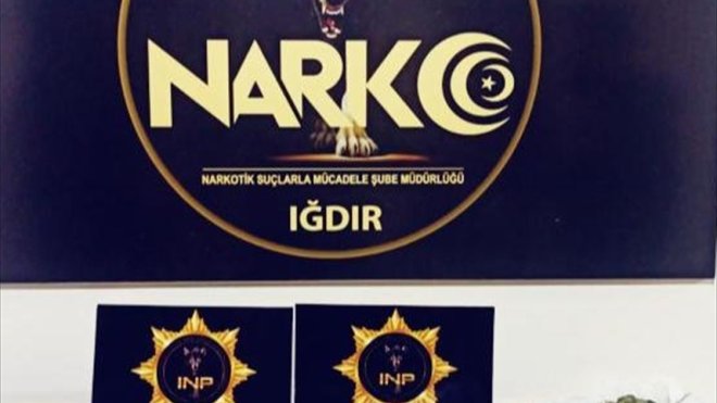IĞDIR - Uyuşturucu operasyonunda yakalanan 5 kişi tutuklandı1