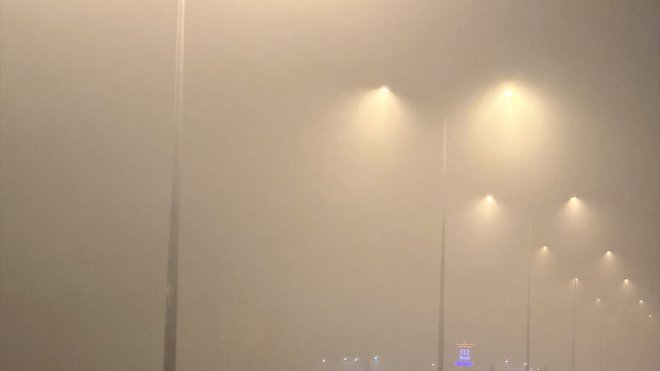 Iğdır'da yoğun sis etkili oluyor