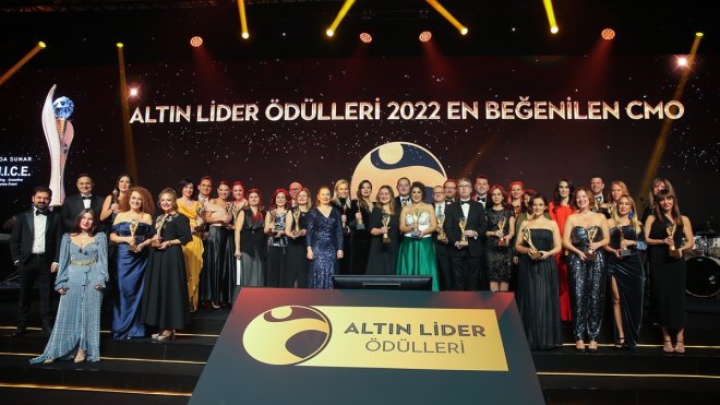 Türkiye'nin 'En Beğenilen CMO Altın Liderleri' ödüllerine kavuştu
