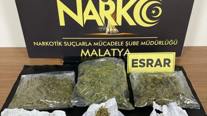 Malatya'da uyuşturucu operasyonlarında 14 zanlı tutuklandı