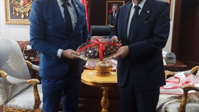 MATHAP Başkanı Akın, KKTC'de ziyaretlerde bulundu