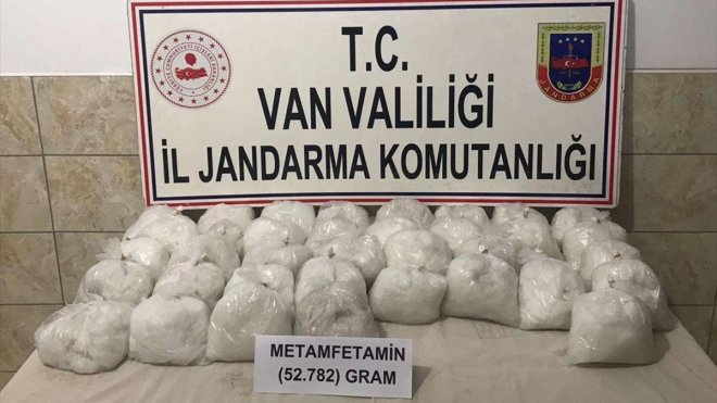 Van'da 52 kilo 782 gram sentetik uyuşturucu ele geçirildi