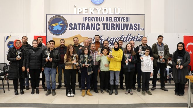 Van'da düzenlenen satranç turnuvası tamamlandı