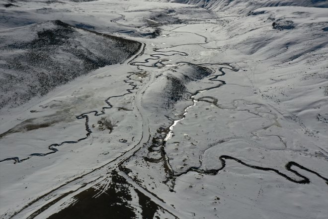 mevsim karla güzellikler her yansıtıyor Ağrı