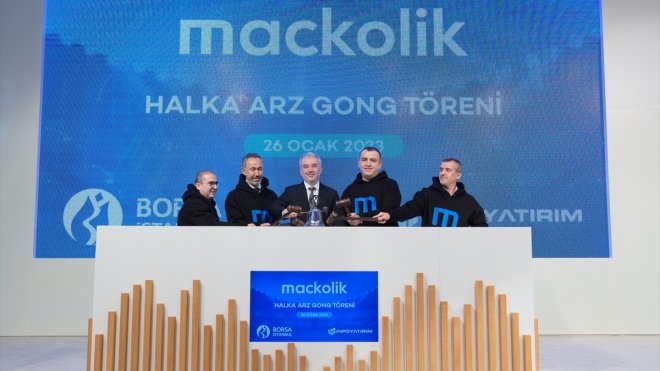 Borsa İstanbul'da gong Mackolik için çaldı