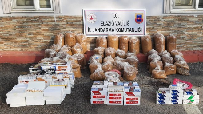Elazığ'da kaçakçılık operasyonunda 4 şüpheli yakalandı