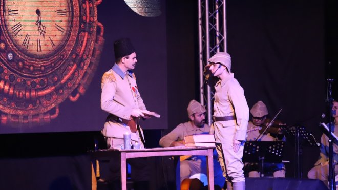 Kars'ta 'Vatan Sağ Olsun Sarıkamış' tiyatro oyunu izleyenleri duygulandırdı