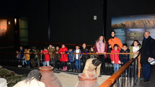 Tuşba ilçesinde çocuklar müze, kedi evi ve eski Van evlerini gezdi