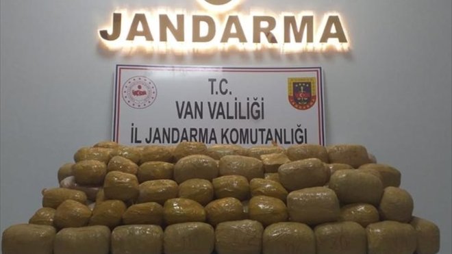 Van'da 216 kilogram uyuşturucu ele geçirildi