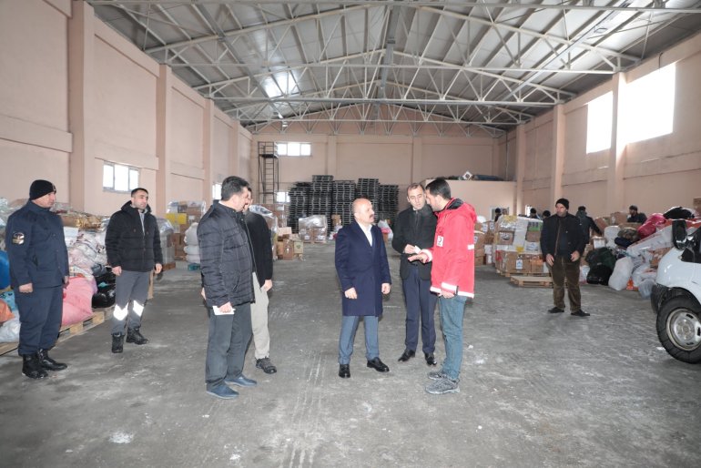 Ağrılılar depremzedeler için tek yürek oldu6