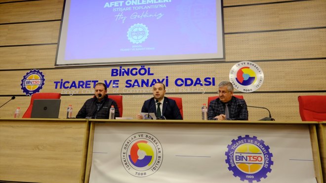 Bingöl'de "Afet Önlemleri İstişare Toplantısı" yapıldı