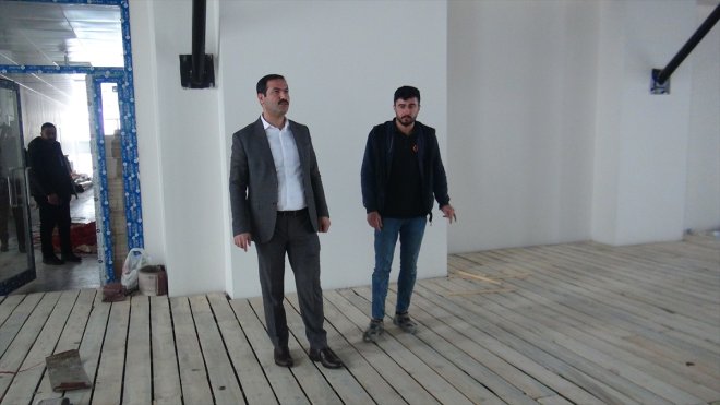 Tatvan'da spor faaliyetleri için inşa edilecek tesiste çalışmalar sürüyor