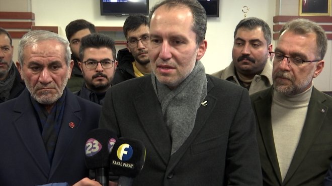 Yeniden Refah Partisi Genel Başkanı Erbakan, Elazığ'da konuştu: