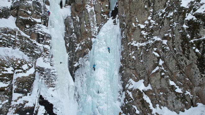 Erzurum'da 9. Uluslararası Emrah Özbay Buz ve Kaya Tırmanış Festivali başladı