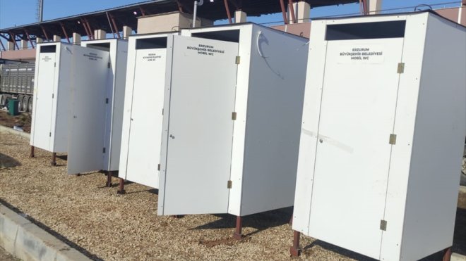 Erzurum Büyükşehir Belediyesi depremden etkilenen Adıyaman'daki çalışmalarını sürdürüyor