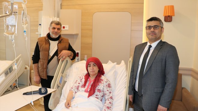 Erzurum'da tedaviye alınan depremzedeler kurtuluş anlarını anlattı