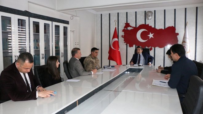 Hizan'da güvenlik toplantısı yapıldı