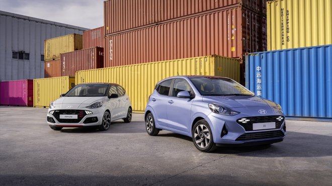 Hyundai, İzmit'te üreterek 40'tan fazla ülkeye ihraç ettiği i10 modelini makyajladı