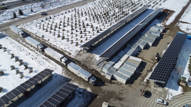 Malatya'da 10 bin 500 kişilik konteyner kent kurulması için çalışmalar başladı