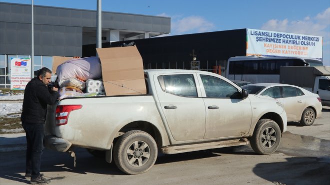 Malatya'da 120 bin depremzedenin ihtiyacı adreslerine teslim edildi