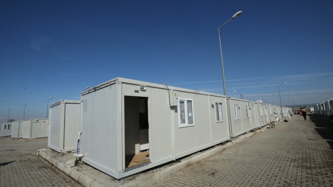 Malatya'daki dev konteyner kent havadan görüntülendi