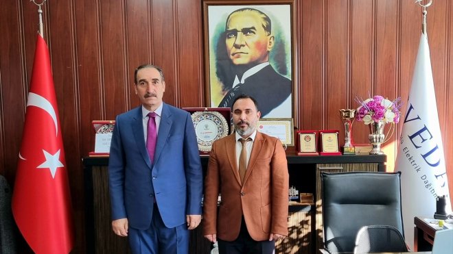 Muş Milli Eğitim Müdürü Enver Kıvanç'tan VEDAŞ'a ziyaret