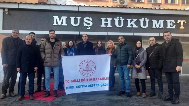 Muş'tan 25 öğretmen, psikososyal destek için deprem bölgesine gönderildi