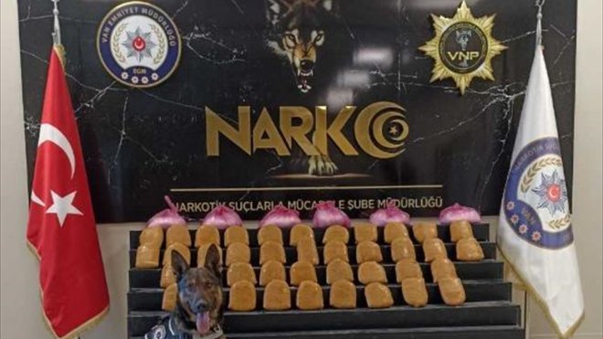 Van'da 61 kilo 30 gram uyuşturucu ele geçirildi