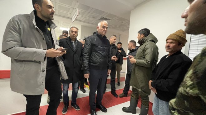 Bakan Ersoy, sağanaktan etkilenen Doğanşehir ilçesinde incelemelerde bulundu