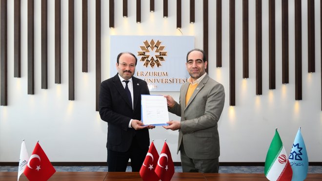 Erzurum Teknik Üniversitesi, İran'daki bir üniversite ile iş birliği protokolü imzaladı