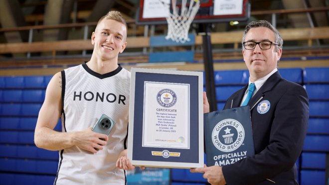 Guinness Dünya Rekoru, Honor Magic5 Pro ile çekildi1