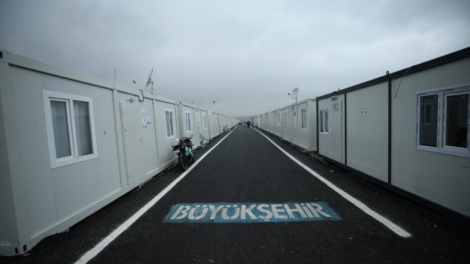 Malatya'da 200 dönüm alana kurulu konteyner kent tam kapasiteye ulaştı