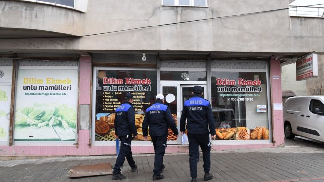 Muş'ta ramazan öncesi fırınlar denetlendi