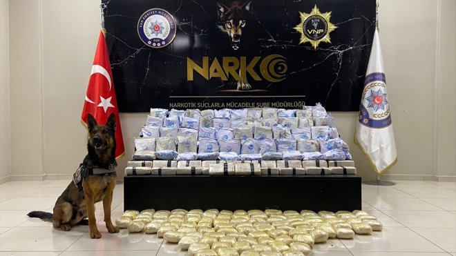 Van'da 200 kilo 150 gram eroin ele geçirildi