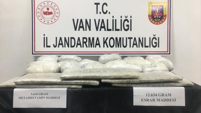 Van'da 18 kilo 252 gram uyuşturucu ele geçirildi
