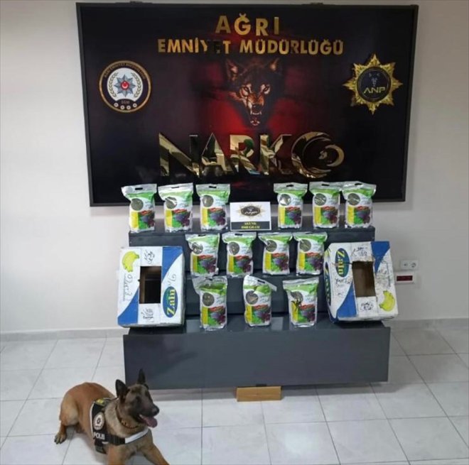 948 ele 5 gram AĞRI geçirildi uyuşturucu - kilo 1