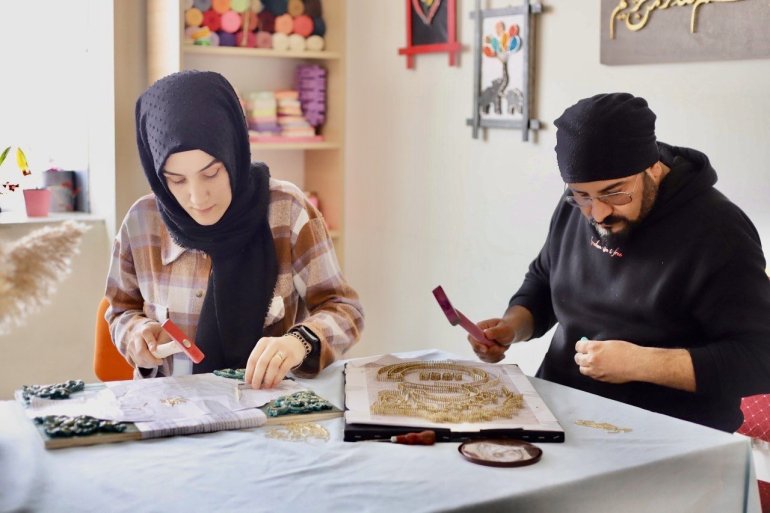 Aşklarına vesile olan filografi sanatını yeni nesillere aktarıyorlar10