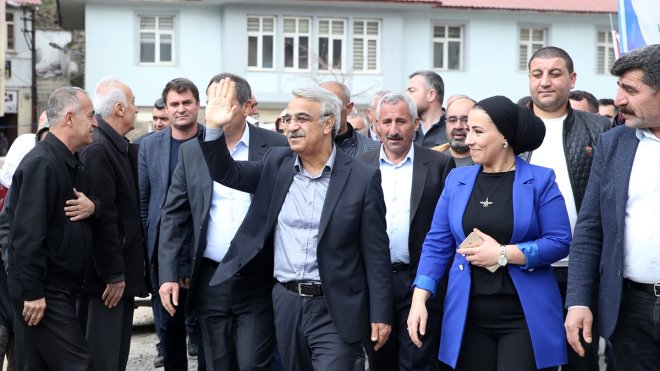 HDP Eş Genel Başkanı Sancar, Bitlis'te konuştu: