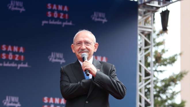 Cumhurbaşkanı adayı ve CHP Genel Başkanı Kemal Kılıçdaroğlu, Kars mitinginde konuştu: