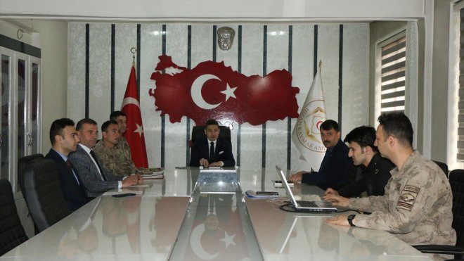 Hizan'da seçim güvenliği toplantısı yapıldı